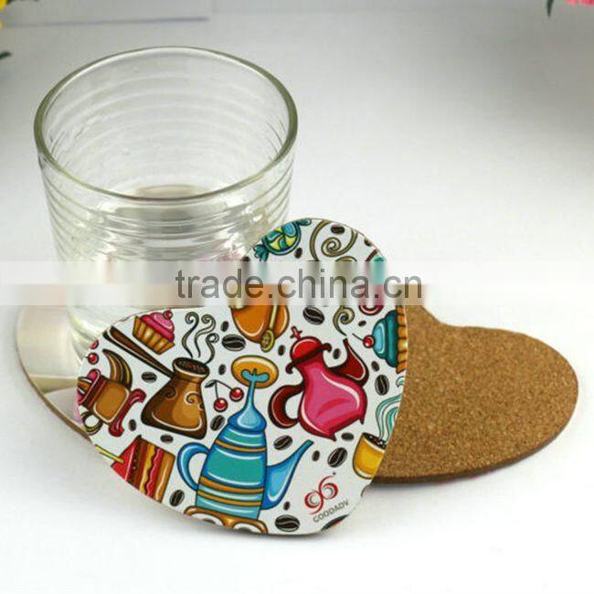 Promotional cheap printed beer glass coaster for sale