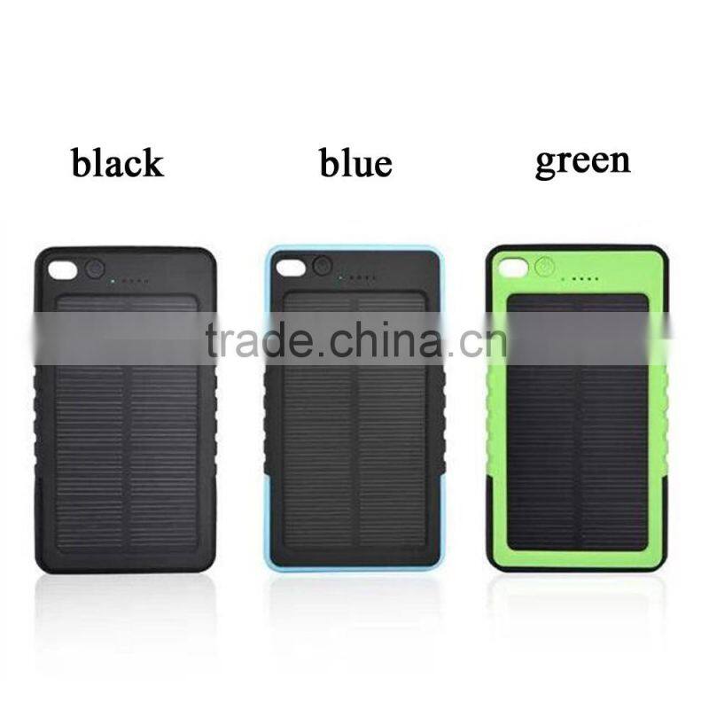 2016 outdoor multi functional USB solar mobile power supply waterproof & shockproof camp equipment manufacturer supplier