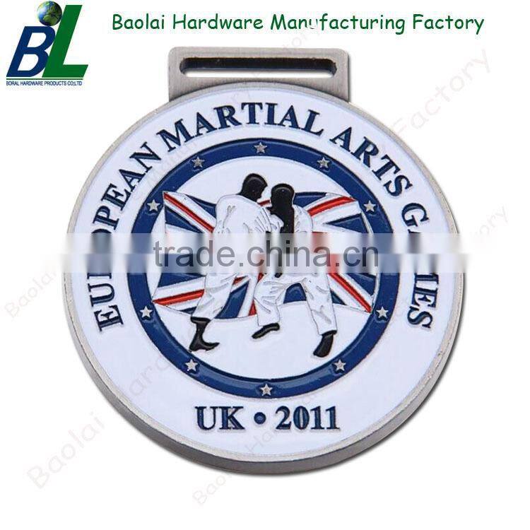 Goldend enamel metal parachute shape medals