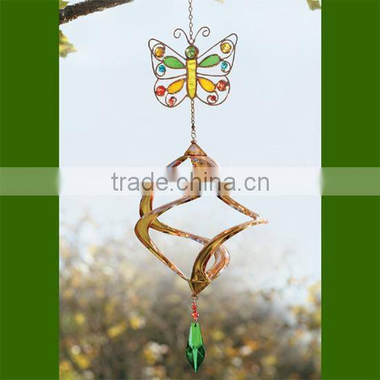 Lovely Metal Wholesale Wind Spinner for Garden Decoration