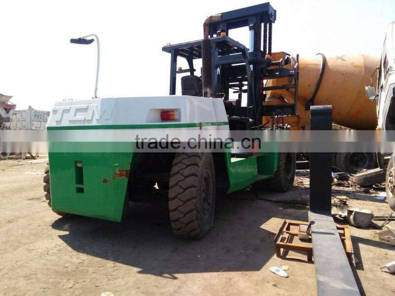 Used TCM 25ton forklift FD250 | secondhand 25ton forklift TCM | old/half new TCM forklift FD250