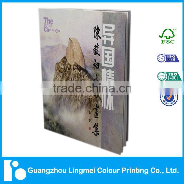 softcover travel book printing with flap
