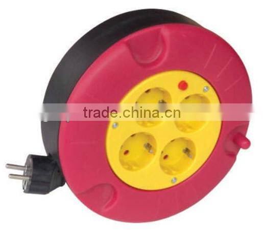 Electrical Indurstrial Extension Cable Reel With Surger Protection And Cover
