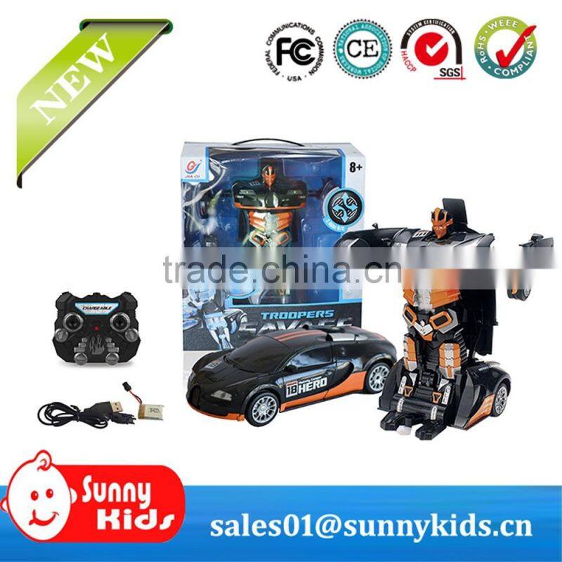 transformation universal remote control toy RC car transform robot toy