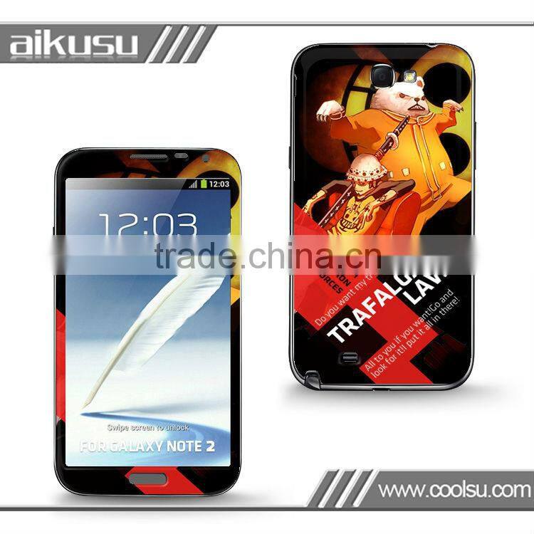 For Samsung Note2 mobile phone sticker manufacturer