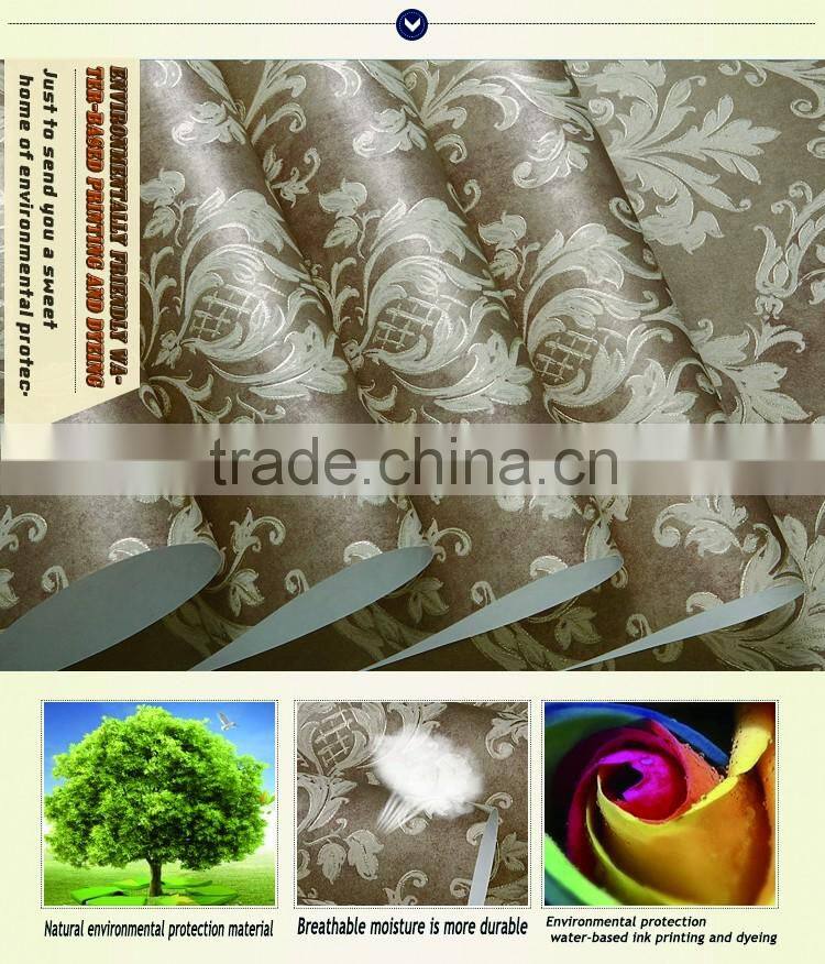 Beautiful interior decoration classic flower wall wallpaper