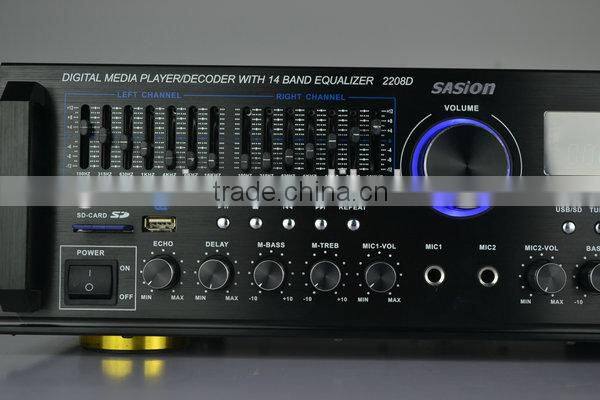 amplificator audio SASION 600W 5.1 channels audio amplifier enclosure power amplifier