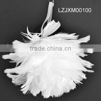 Christmas pheasant feather balls LZXMS00032