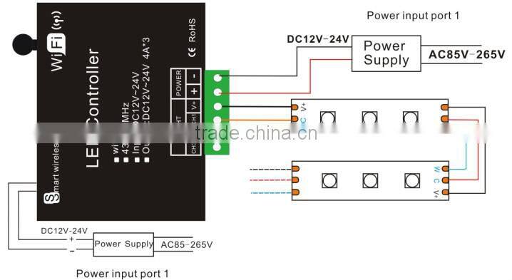 New design WiFi LED controller, RGB WiFi controller,controller with led wifi