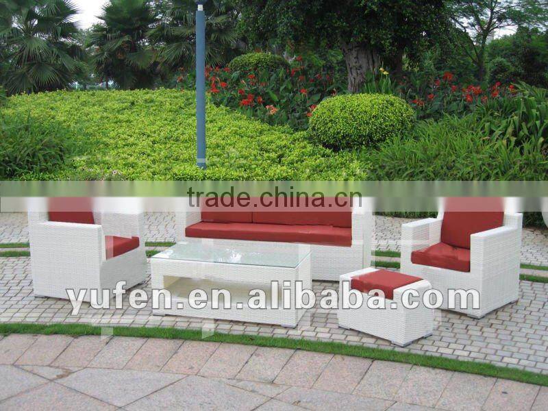 cast aluminum rattan box for cushion