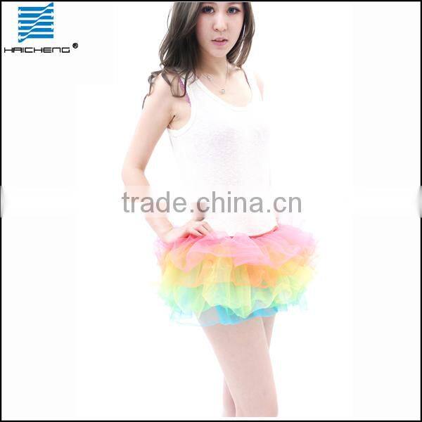 Hot sale supper fashion girls fluffy tutu skirt