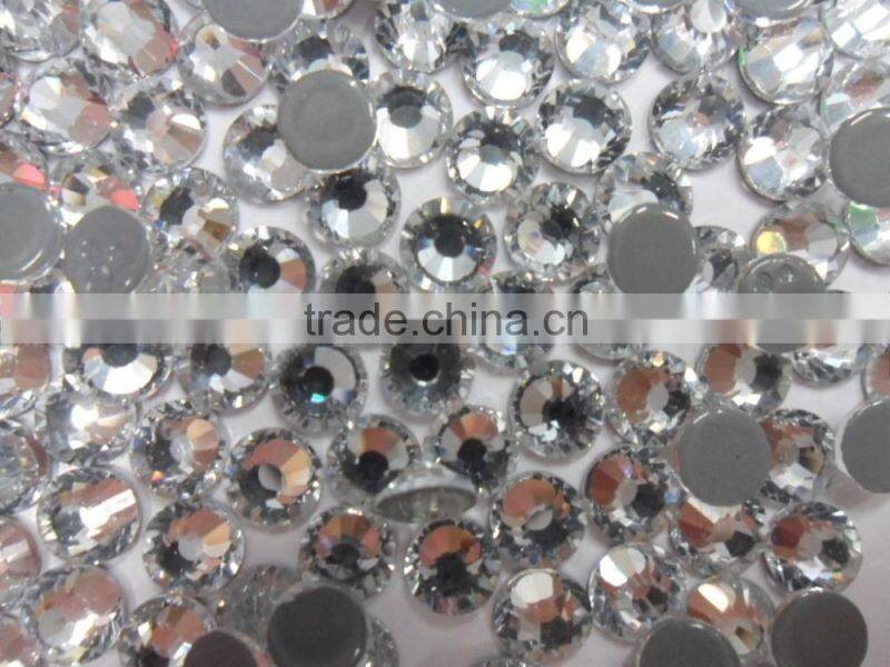 White Clear Shining Nail Art Crystal 3D Nail Decoration Rhinestone