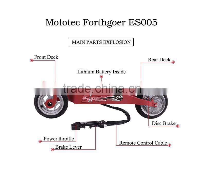 Yongkang mototec powerful remote control skateboard wheels for kids