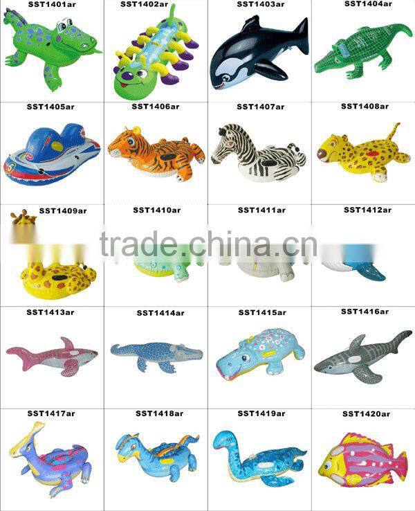 Inflatable bady PVC dragon rider toys