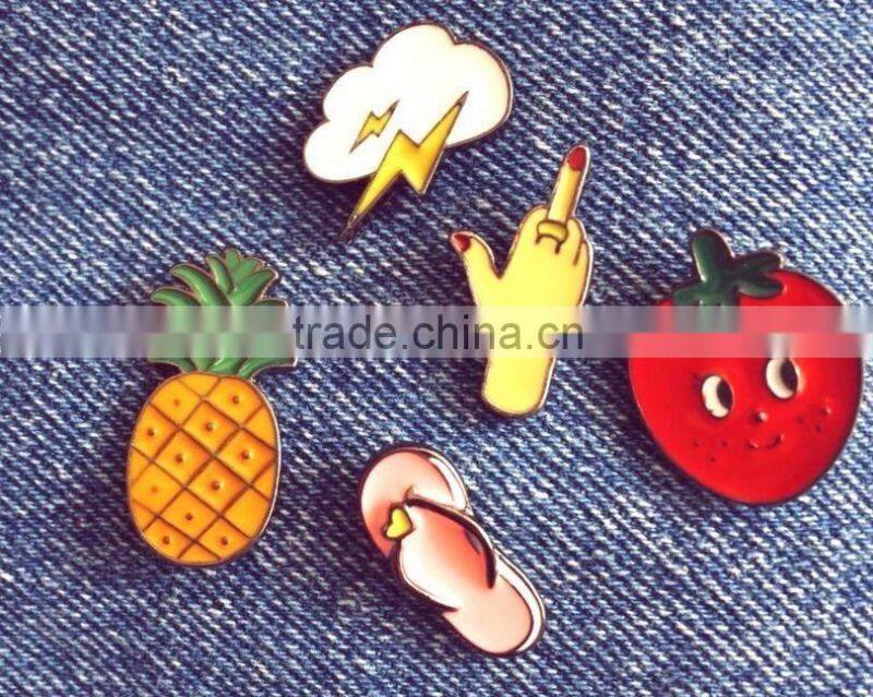 Cat with fish capel pins,Boat with anchor Capel pins, Fashion Capel Enamel Pins