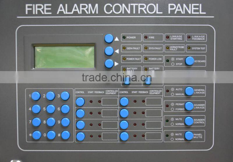 2 wire 100 addresses addressable Fire Alarm Control Panel connect addressable parts