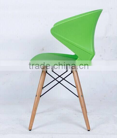 living room furniture /plastic chair factory/ modern brief plastic chair 1825