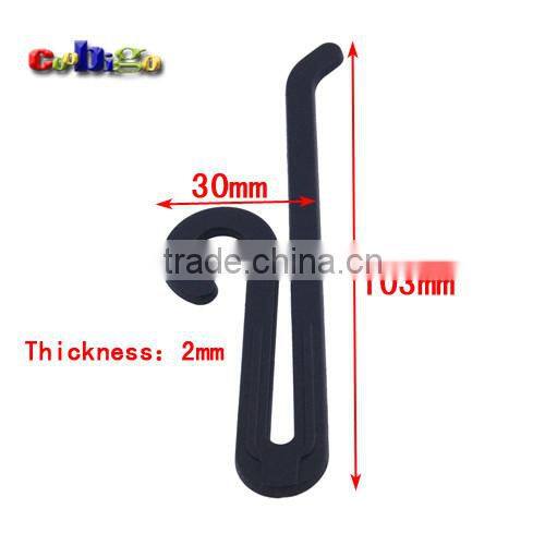 103*30mm Black Plastic Hanger&Hook For Sock Garment Textile Packaging Accessories #FLC254-B