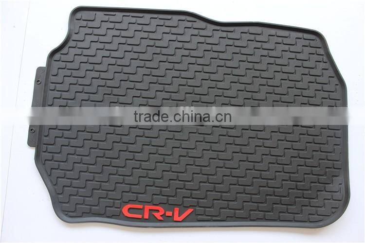 4pcs of fire proof automobile rubber mat for Honda CRV 2011 car mat