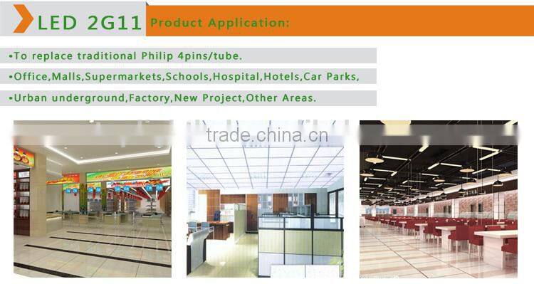 110V 230V 277V 2G11 base 542mm replacement led pl lamps