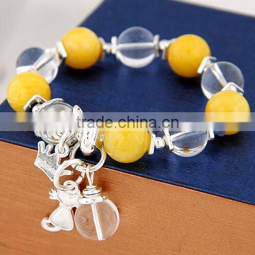 2015 fashion bracelet jewelry, bracelet for sale, crystal bead bracelet