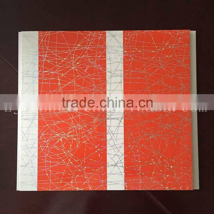 Haining Jiahao PVC ceiling panel wall panel hot stamping foil panels