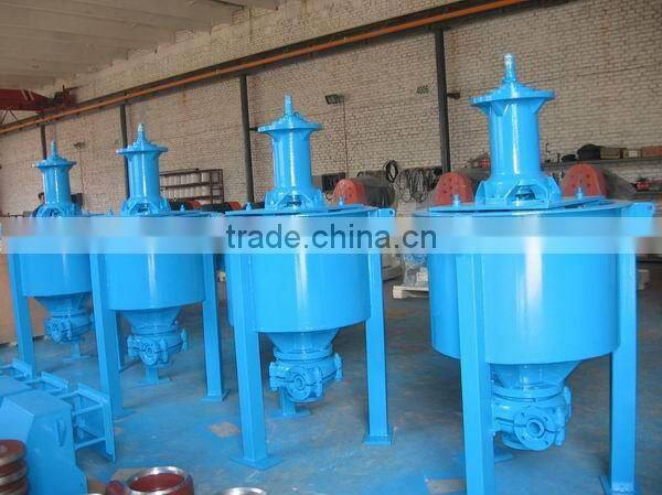 Mining Rubber Lined vertical slurry pumps