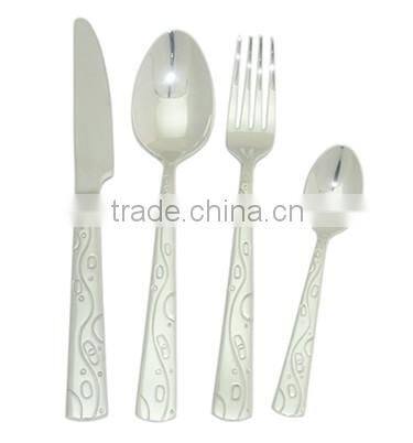 Wholesale 24pcs stainless steel disposable cutlery set