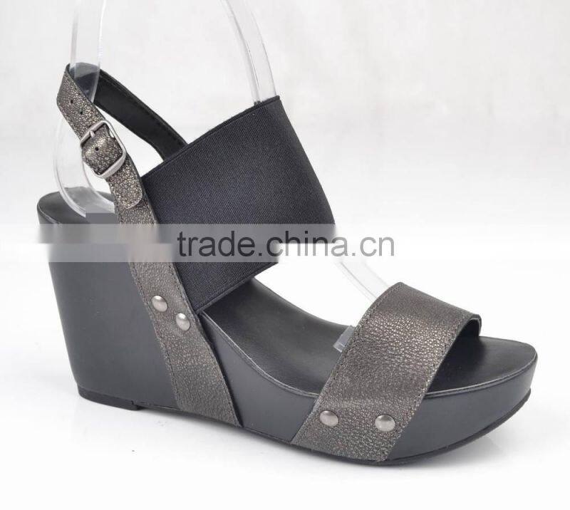 New arrival fashion summer 2015 high wedge sandals women