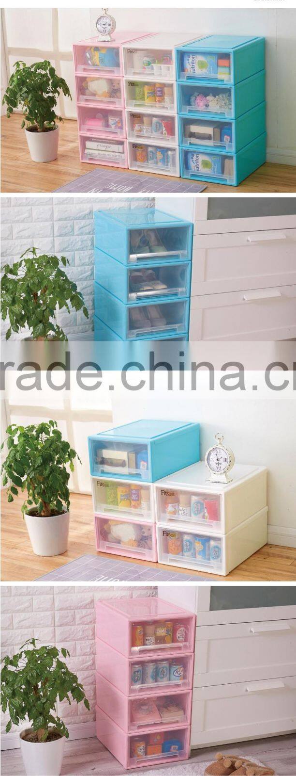 Removable sundries organizer rack plastic drawer storage box