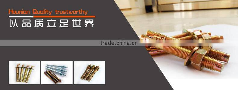 ANSI wedge anchor manufacture with white zinc