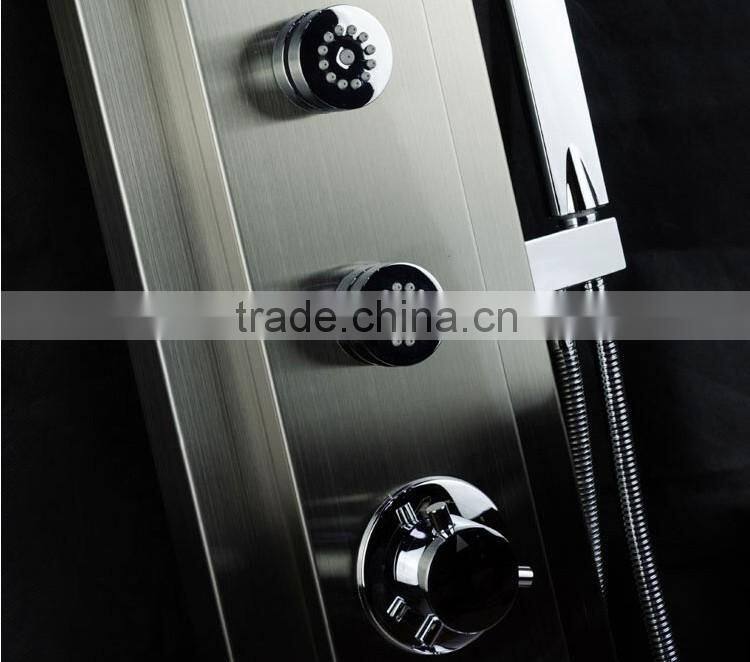 Best quality 304 stainless steel column set shower faucets Y-004