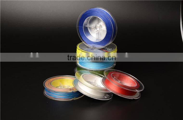 In stock 50lb 8 plys braided pe fishing line spooler