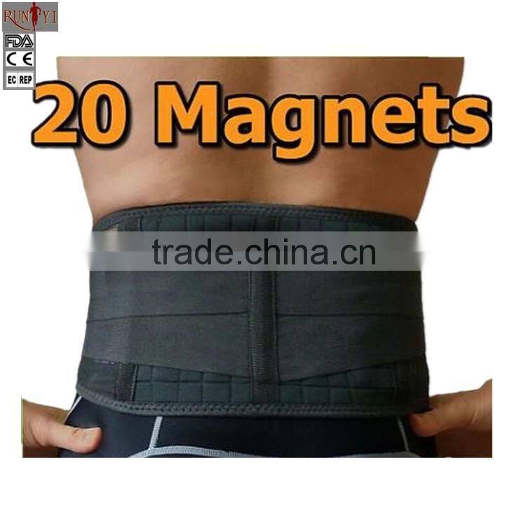 Magnetic Health Therapy Back Support Belt with 20 Magnets