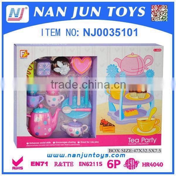Kitchen Set Tea Cup And Saucer For Children Non-Toxic Kitchen Toy Set