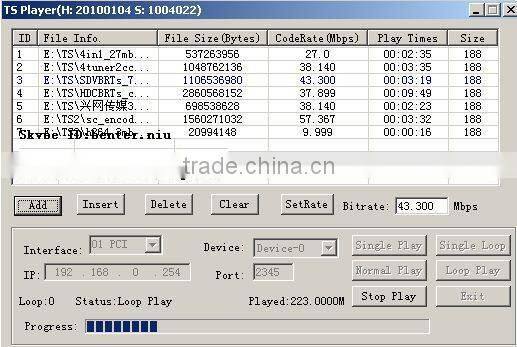 pci record TS ASI recorder PCI TS Play & Record Card(ASI IN and ASI out,XP/2000)