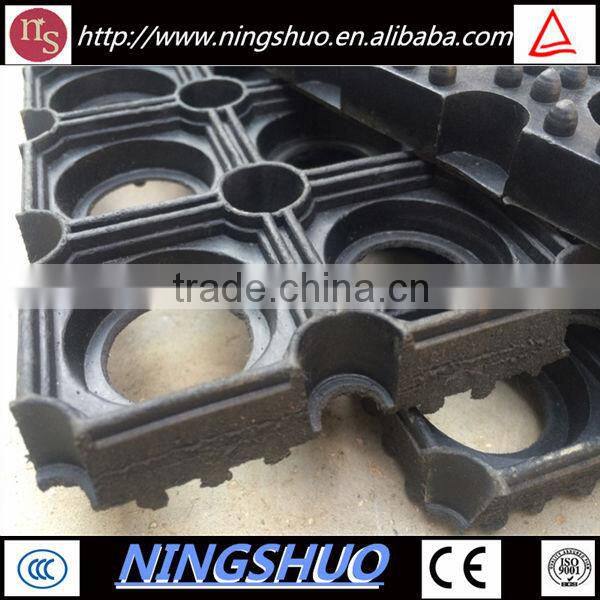 China factory of non slip outdoor playground rubber flooring