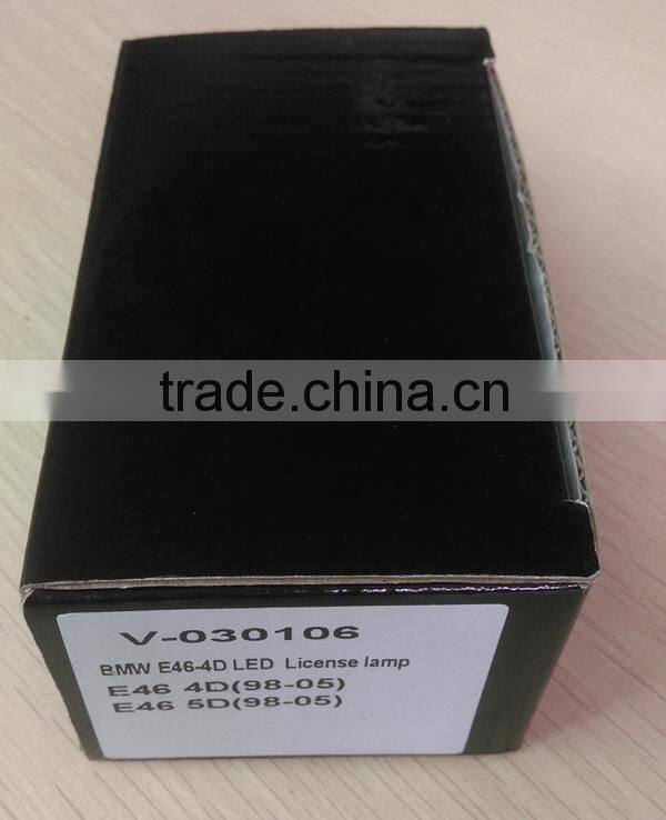 For BMW E46 4D Sedan 1998-2003 E46 5D Touring 1998-2003 LED License Plate Light LED License Light for white color