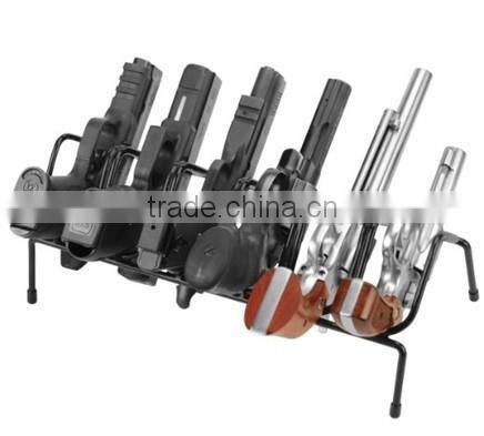 HR03 6 handgun rack- Holds pistols and revolvers