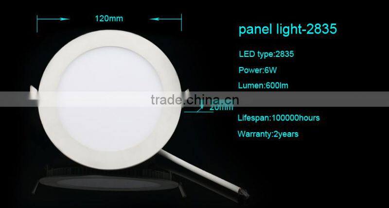 Round oled panel light aluminium covering 6W 600LM