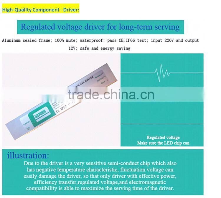 Full Length Lighted Wall Mirror with North America Standard