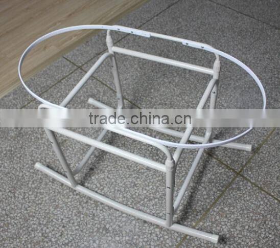 basket stand metal rocking stand metal stand for baby moses basket two side rocking