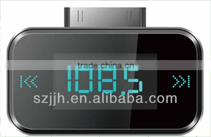 Mini FM Transmitter with LCD-Display for iphone 4S