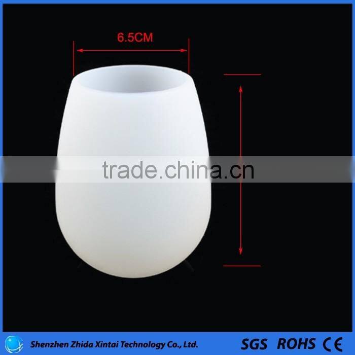 Portable Unbreakable Stemless Reusable Silicone Wine Glasses/Cups