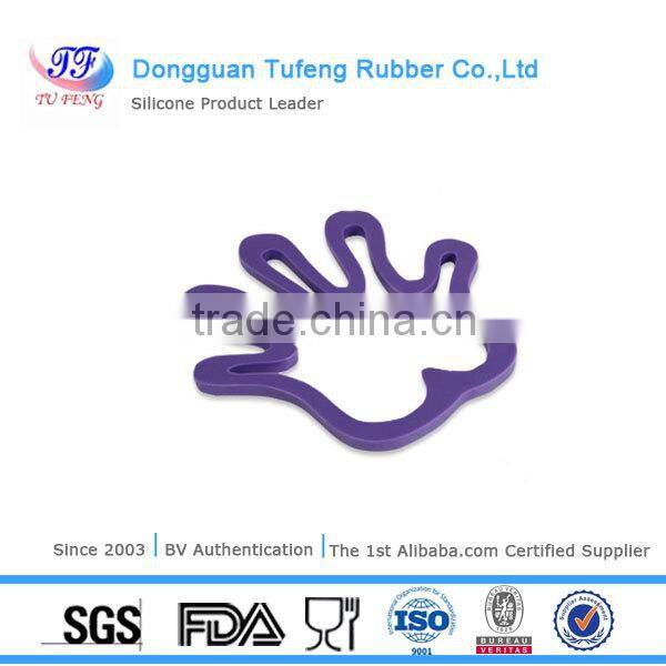 hand shapped customed silicone baby play mat