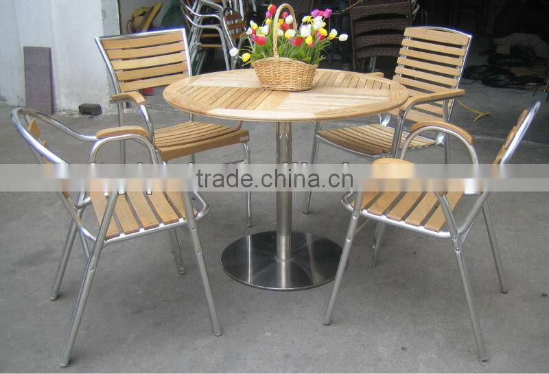 High back stacking wooden mental banquet party hotel chair YC094