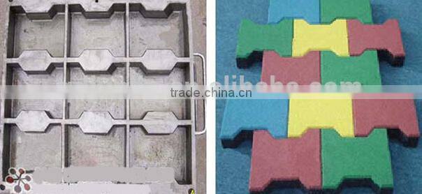 Waste Tyre Recycling Rubber Tile Production Line