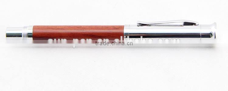 transparent liquidly ink wooden gel pen
