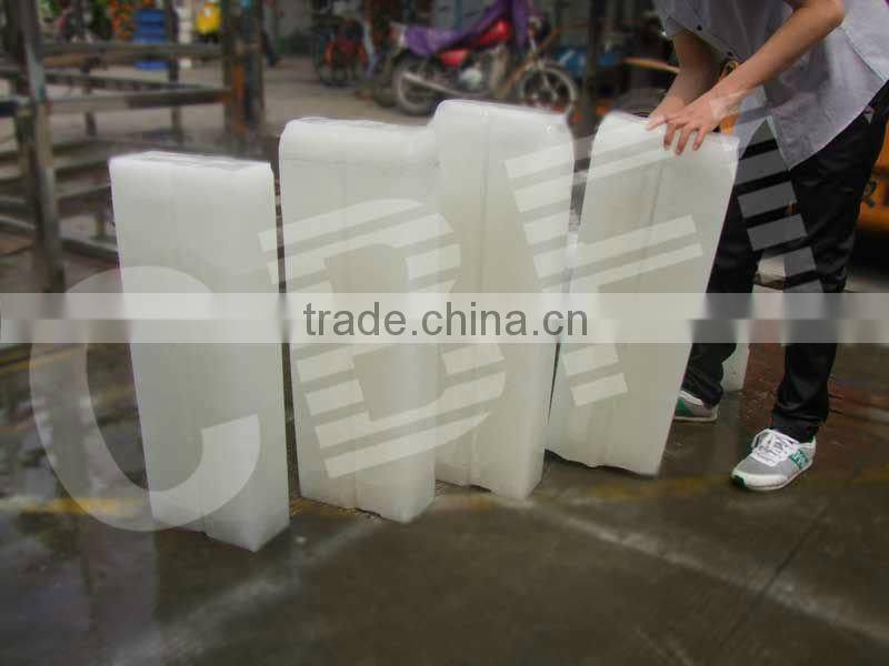 Stainless steel refrigerator for block ice