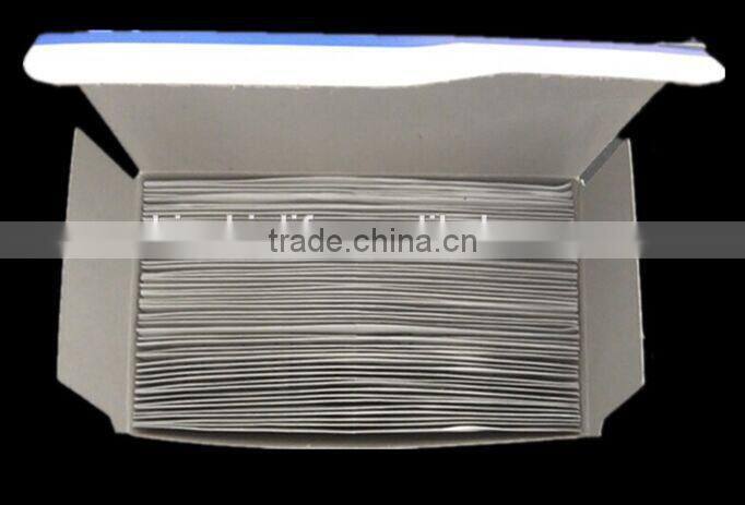 Alcohol prep pads saturated with 70% isopropyl alcohol